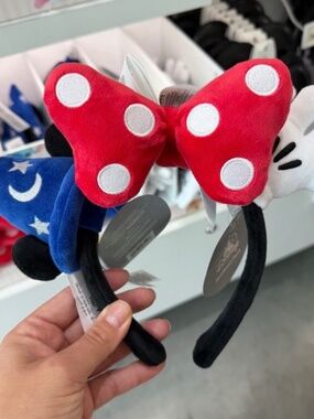 2026 Disney Parks Create Your Own Headband Sorcerer Mickey Hat Minnie Bow Glove